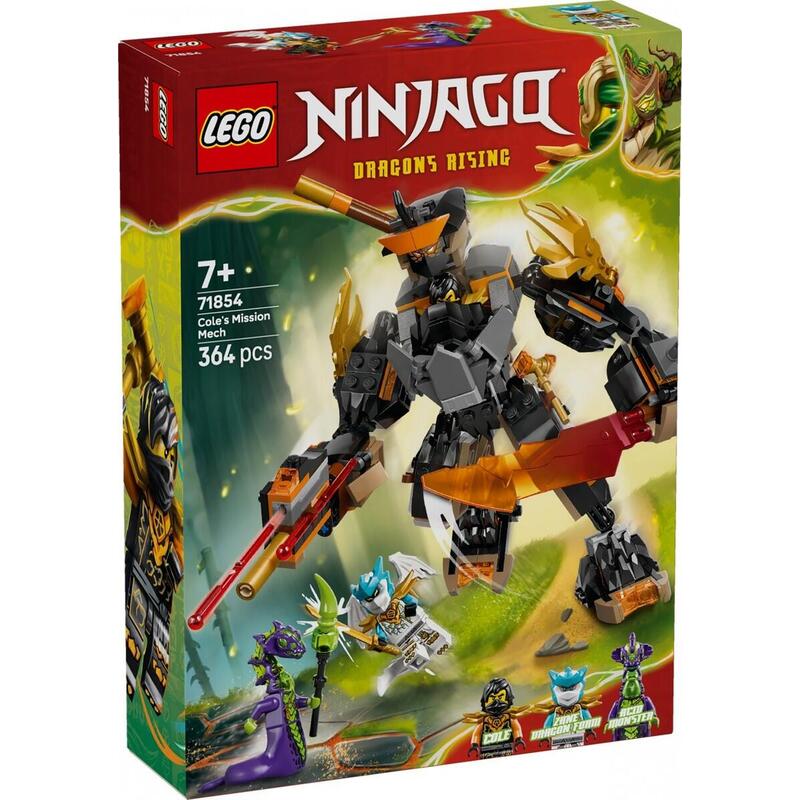 Lego 71854 Ninjago Coles Action-Mech Und Drachen-Zane 71854