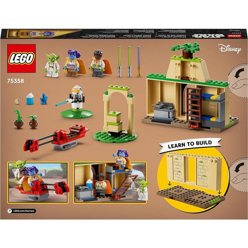 Lego 75358 Star Wars Templo Tenoo Jedi Con El Maestro Yoda