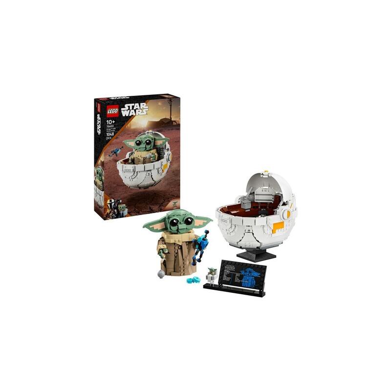 Lego 75403 Star Wars Grogu En Su Cuna Repulsora, Juguete De Construcción 75403