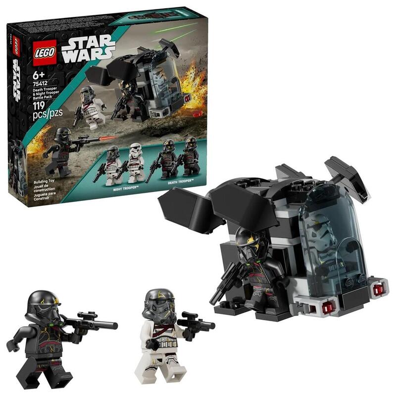 Lego 75412 Star Wars Death Trupler & Nachttrupler Battle Pack, Juguete De Construcción 75412