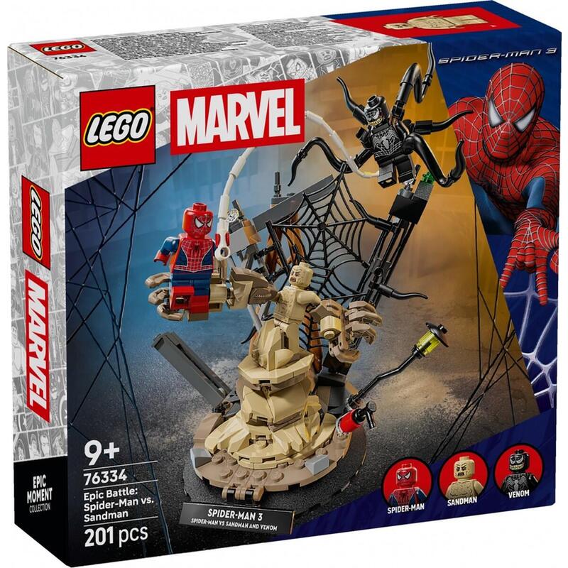 Lego 76334 Marvel Super Heroes Gran Enfrentamiento: Spider-Man Vs. Sandman, Juguete De Construcción 76334