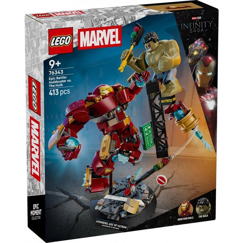 Lego 76343 Marvel Duell Der Giganten: Hulkbuster Vs. Hulk 76343