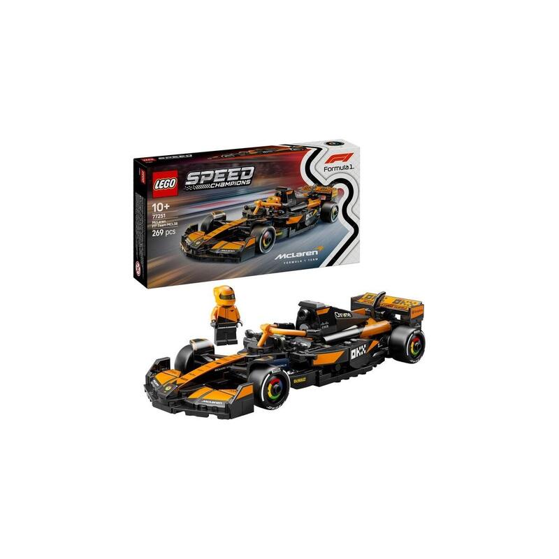 Lego 77251 Speed ??Champions Mclaren F1 Team Mcl38 Juguete De Construcción De Coche De Carreras 77251