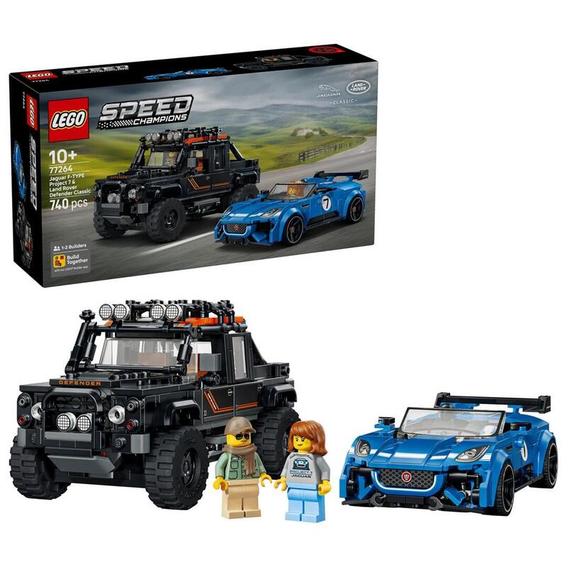 Lego 77264 Speed Champions Jaguar Project 7 & Land Rover Defender 77264