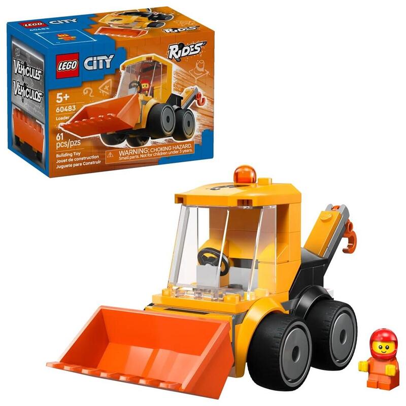 Lego City 60483 Paseos - Cargadora Para La Construcción