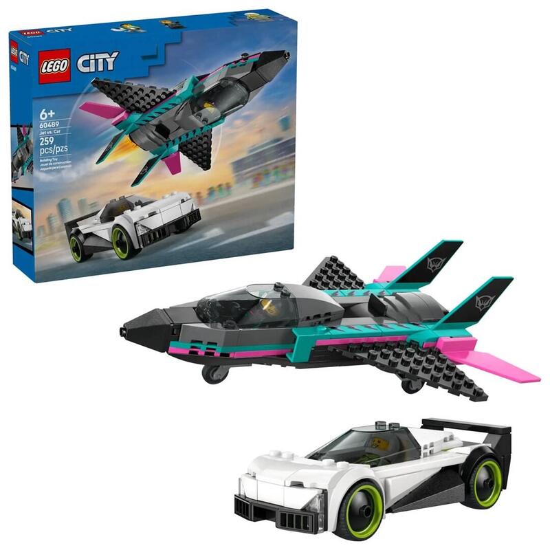 Lego City 60489 Jet Contra Coche
