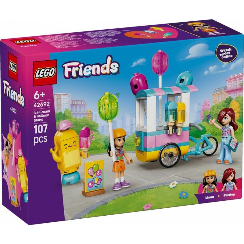 Lego Friends 42692 Stoisko Z Lodami I Balonami