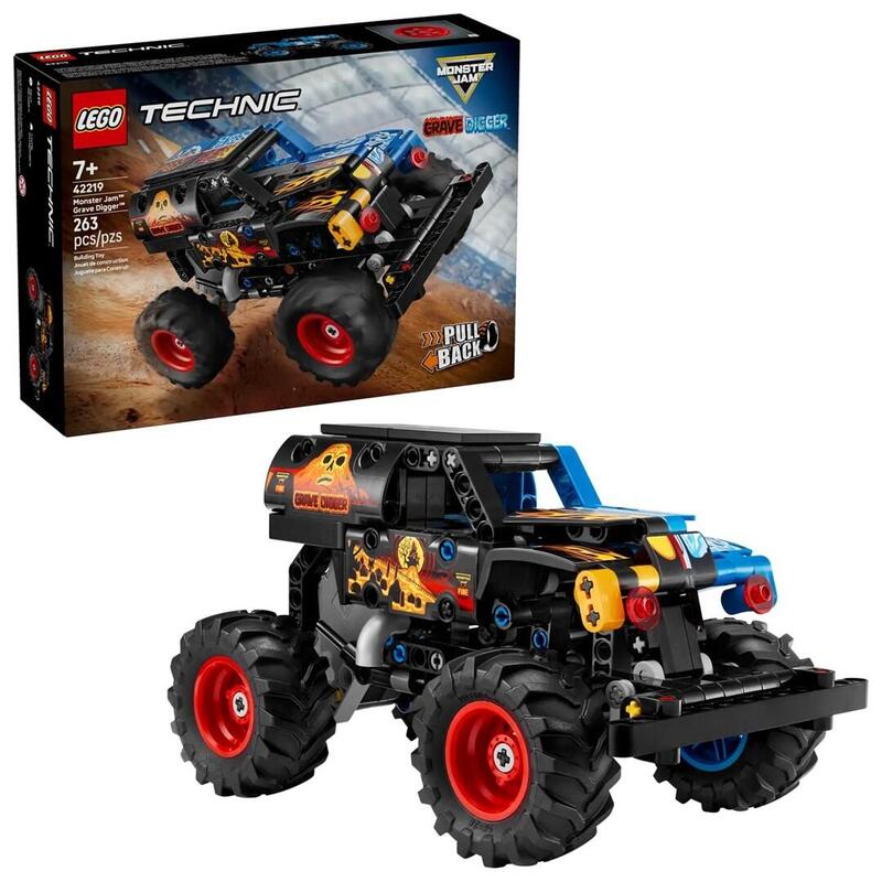 Lego Technic 42219 Monster Jam Grave Digger Fuego Y Hielo