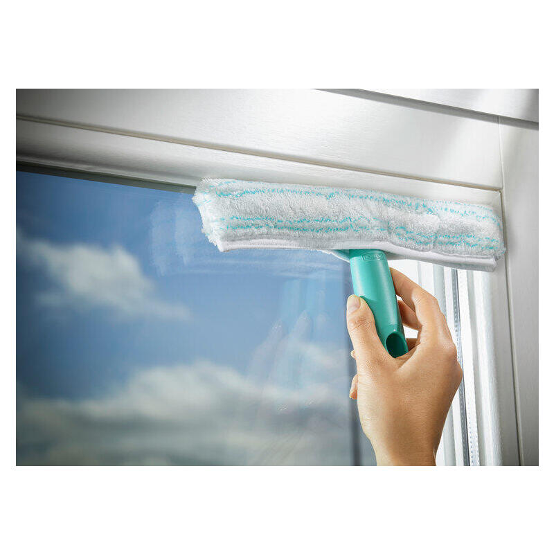 Leifheit 51003 Limpiador Eléctrico Ventana Azul, Blanco, Aspiradora De Ventanas Blanco, Azul, Blanco, 28 Cm, 100 M², 38 Min, 280 Mm, 430 Mm