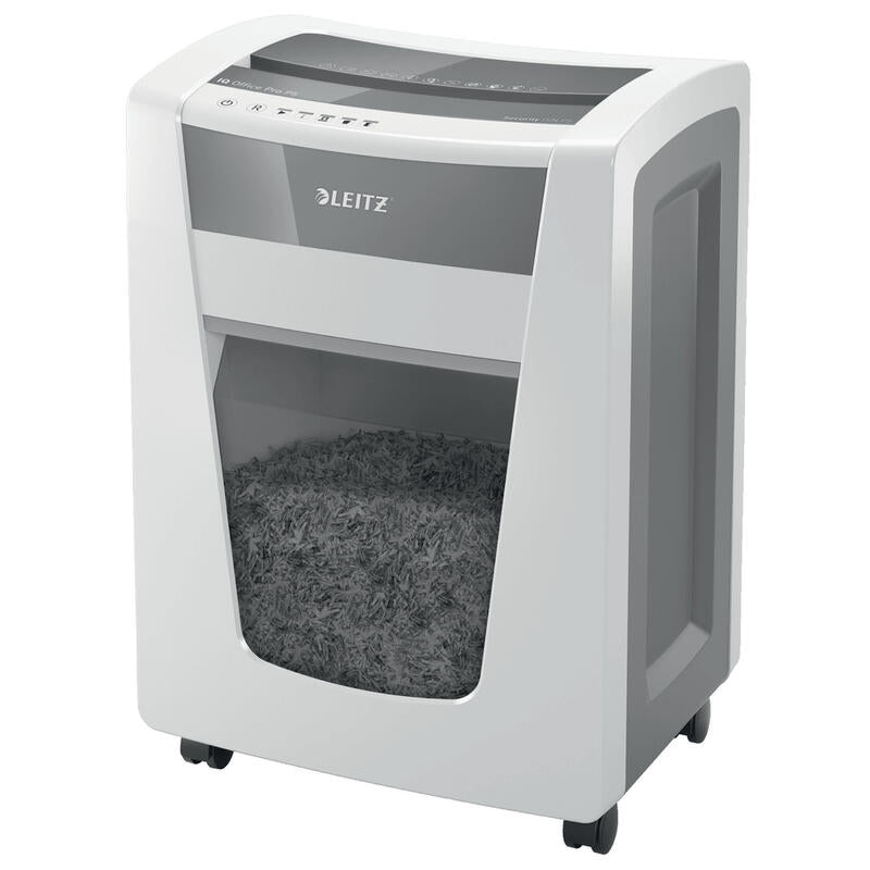 Leitz Office Pro P5 Destructora De Papel - Inteligente, Silenciosa Y Segura - Destruye 15 Hojas - Papelera De 30 L -