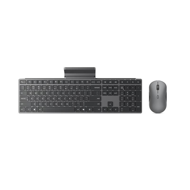 Lenovo 700 Modern Teclado Ratón Incluido Oficina Rf Wireless + Bluetooth Inglés De Ee. Uu. Gris