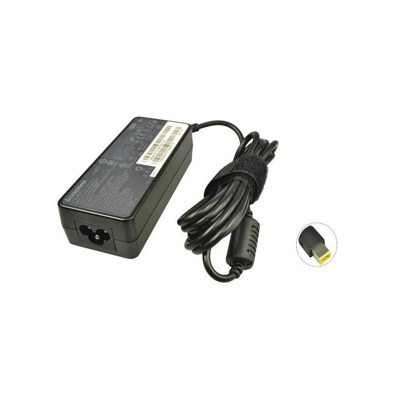 Lenovo Cargador 20v 3.25a 65w Con Cable Alimentación Para Lenovo Yoga 13 0a36268