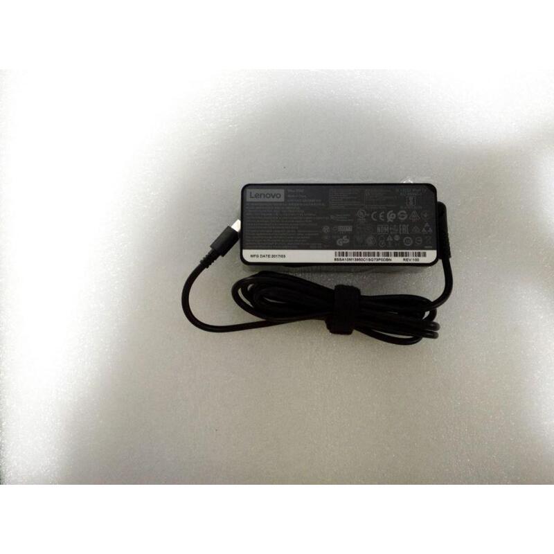 Lenovo 65w Cargador Usb Type-C Con Cable Alimentación Fru01fr026
