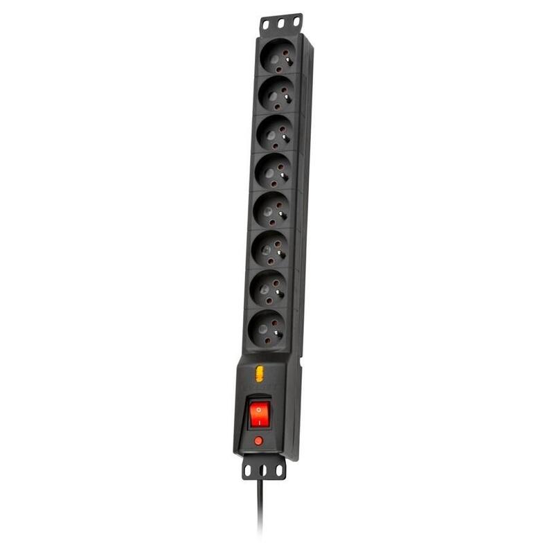 Lestar Lxarm 810 G-A K.:Cz 5,0m 19pdu Lestar Lath Power 8 Sockets, Rack 19, 5m