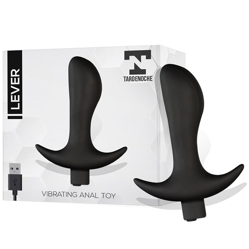 Lever Plug Anal Con Vibración Usb Silicona