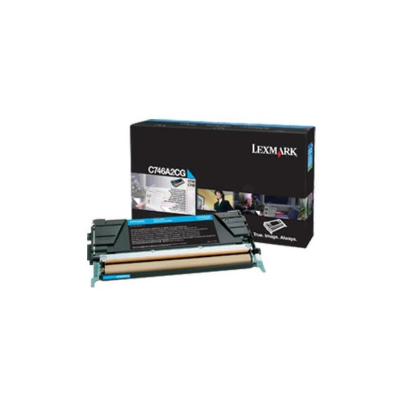 Lexmark Toner Laser Cian 7.000 Paginas Corporativo C/746dn/746dtn/746n/748de/748dte/748e
