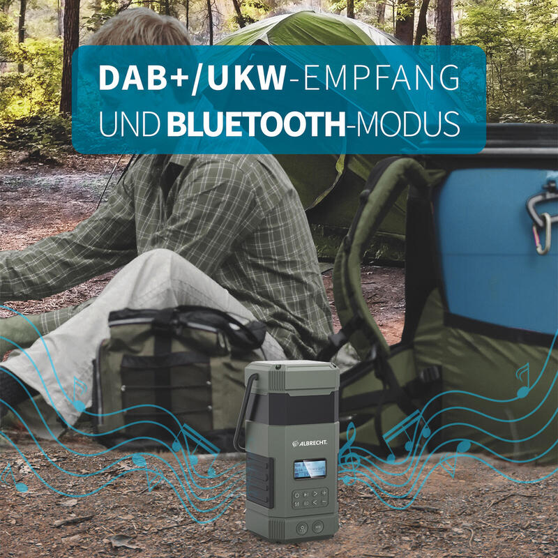 Linterna De Camping Albrecht Dr 114 Dab A Pilas Puerto Usb