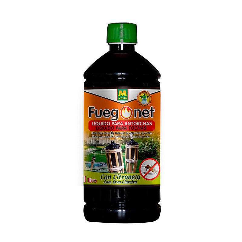 Liquido Para Antorchas Con Citronela 1l - Fuegonet 231558 Massó