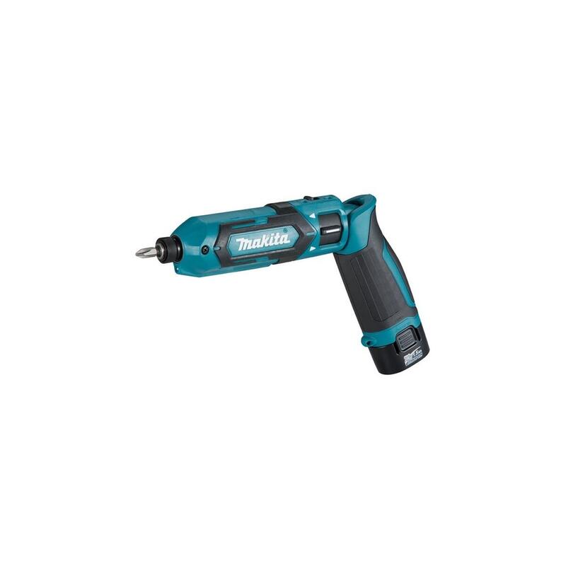 Llave De Impacto Inalámbrica Makita Td022dse 7,2 Voltios Azul/Negro, 2 Baterías De Iones De Litio De 1,5 Ah Td022dse