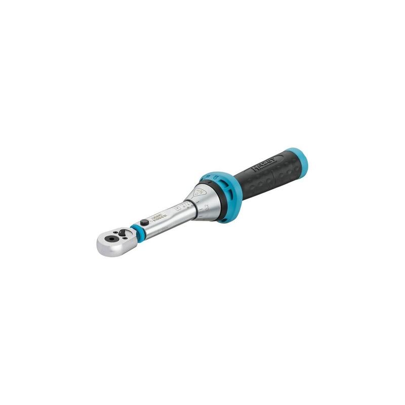 Llave Dinamométrica Hazet 5107b-3ct Para Puntas, 1/4" Azul/Negro, Carraca Reversible 5107b-3ct