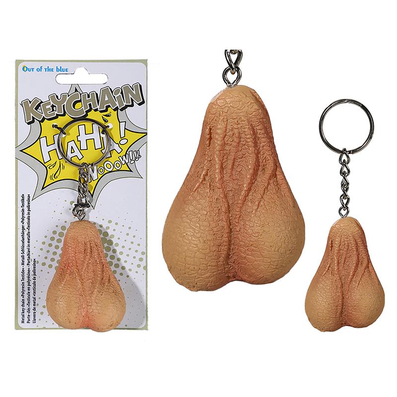 Llavero De Testículos 6 Cm