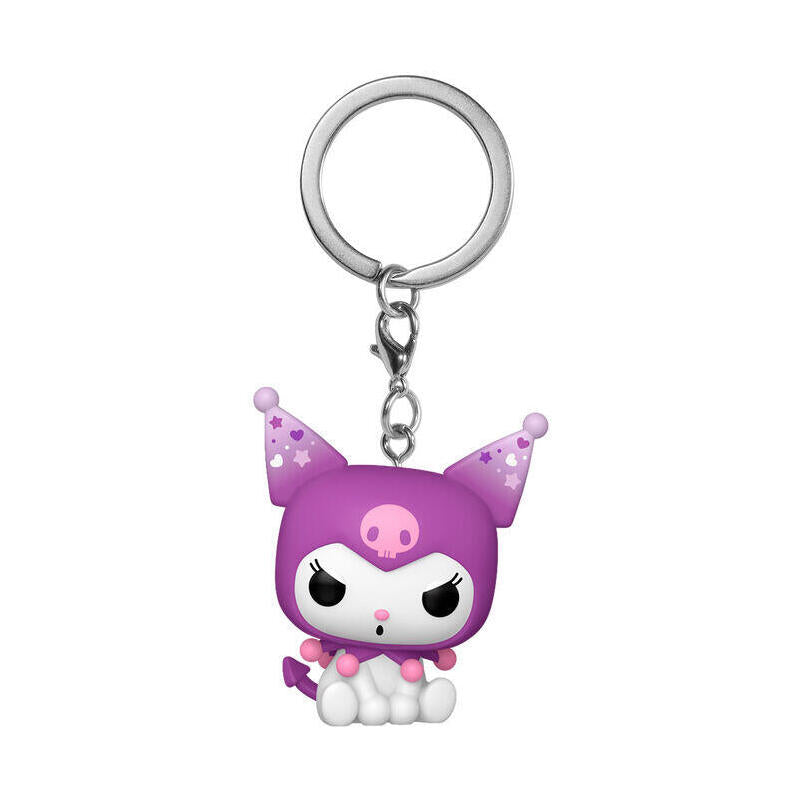 Llavero Pocket Pop Hello Kitty 20th Anniversary Kuromi Grumpy