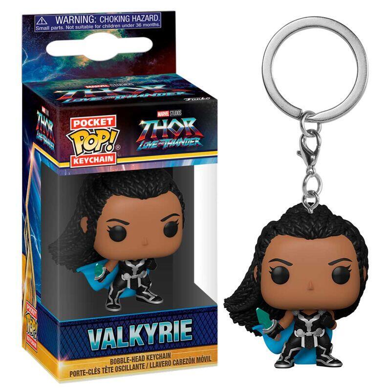 Llavero Pocket Pop Marvel Hor Love And Thunder Valkyrie