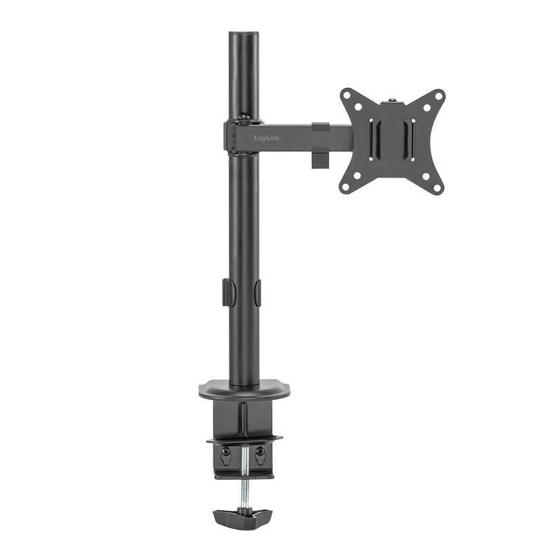 Soporte Para Monitor Logilink Bp0171, 17-32", Longitud Del Brazo 376 Mm, Acero Negro.