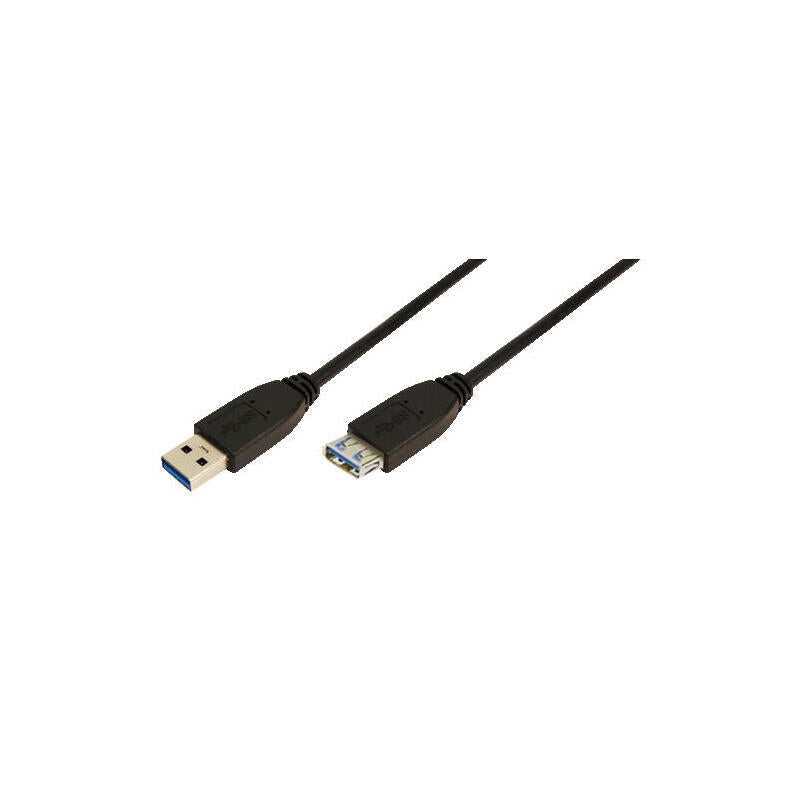 Logilink Cable Usb 3.0 Extension M / H 1m Negro