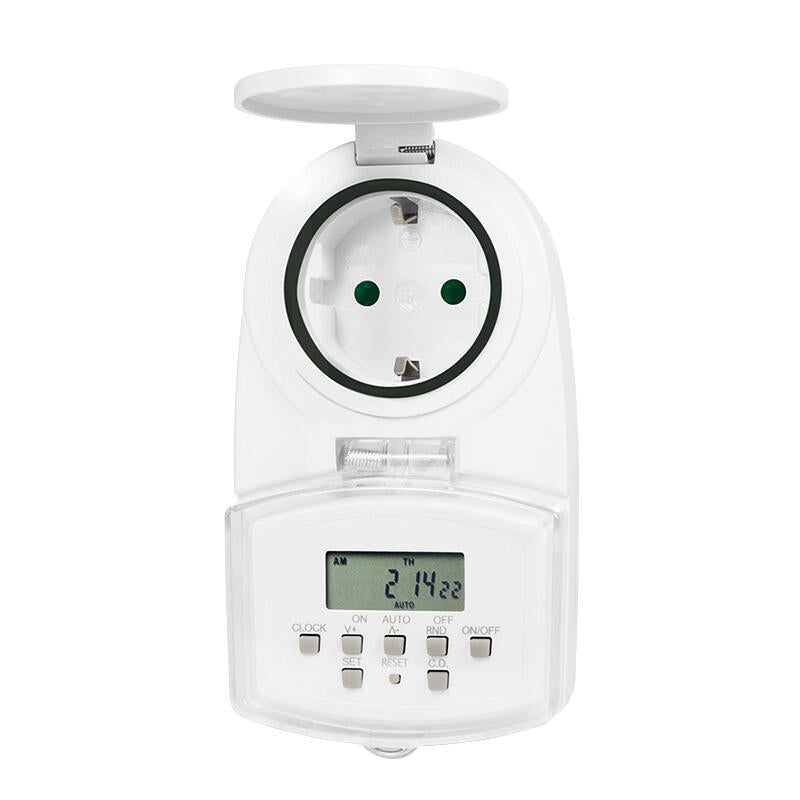 Logilink Et0008 Contador Eléctrico Blanco Programador Eléctrico Diario/Semanal