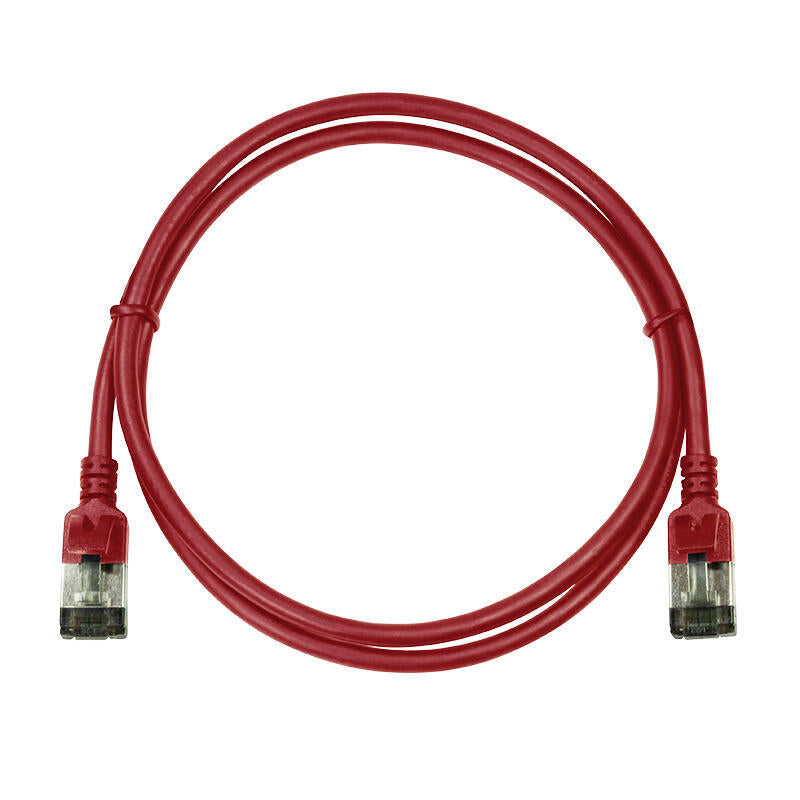 Logilink Patchkabel Cat6a Stp Tpe Slimline Rot 2,0m