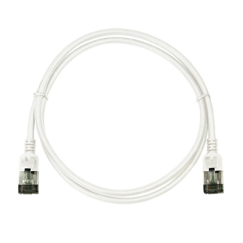 Logilink Patchkabel Cat6a Stp Tpe Slimline Weiss 0,5m