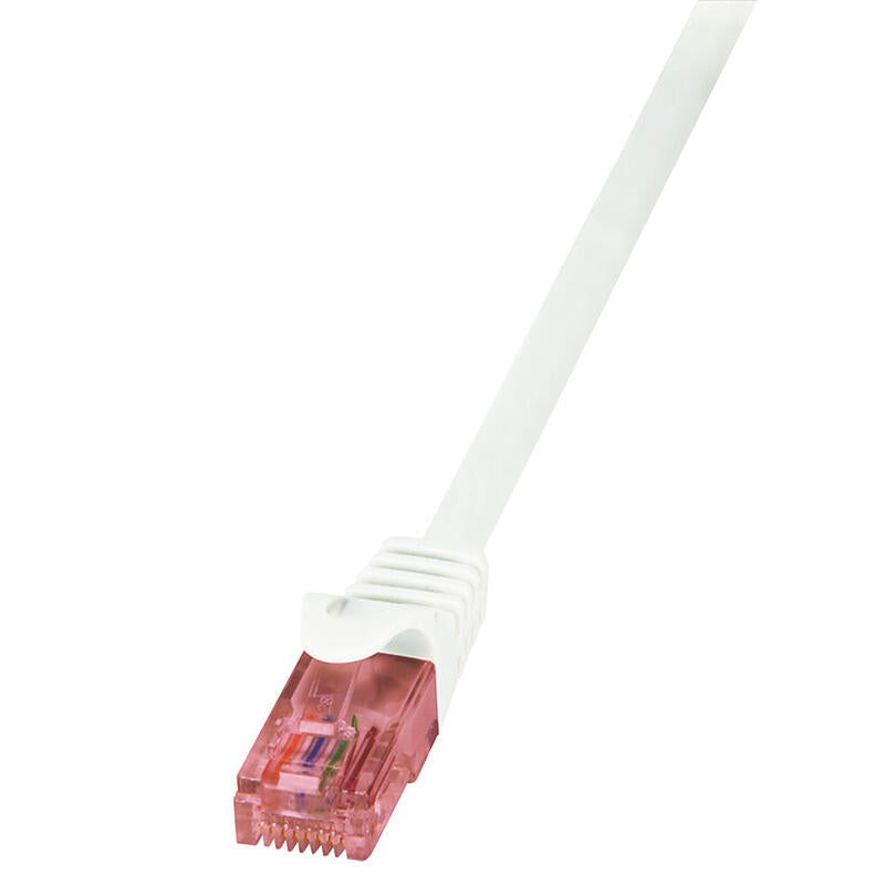 Logilink Patchkabel Rj45 U/Utp Cat6 15,00m Weiss Primeline