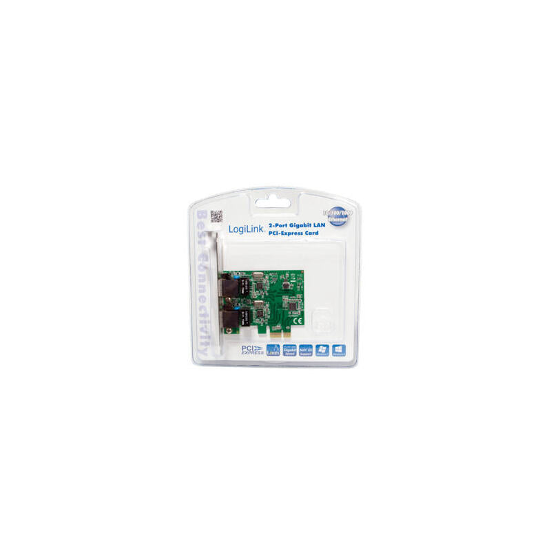 Logilink Pc0075 Tarjeta De Red Ethernet X2 1000 Mbit/S Interno