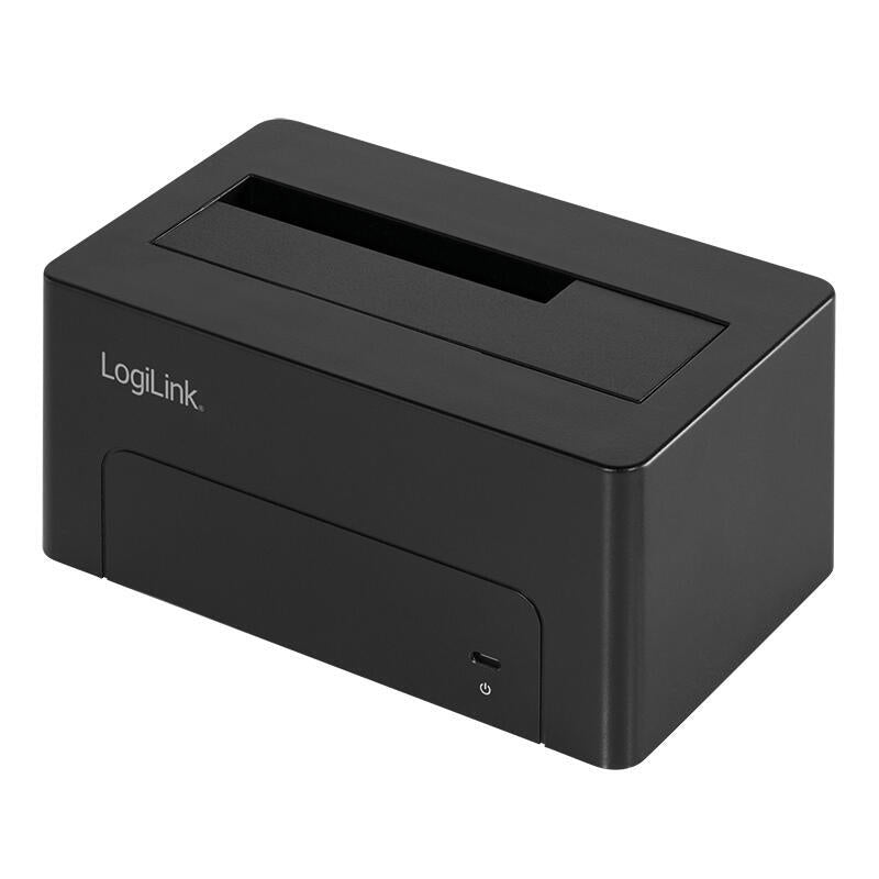 Logilink Qp0027 Dockingstation 2,5" + 3,5" Sata Hdd/Ssd Type-C Negro