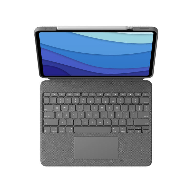 Logitech 920-010212 Teclado Para Móvil Qwerty Italiano Smart Connector Gris