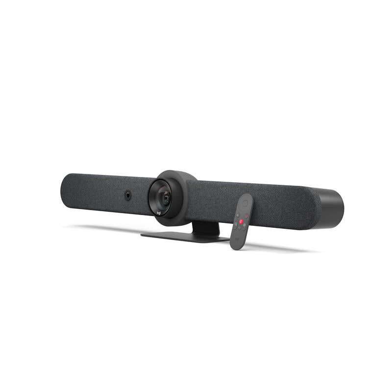 Logitech Rally Bar Sistema De Videoconferencias Ultra Hd 4k Ptz Wifi - Todo En Uno - Campo Visual 90º - Usb-A, Usb-C, Hdmi, Rj45 - Mando A Distancia - Color Negro