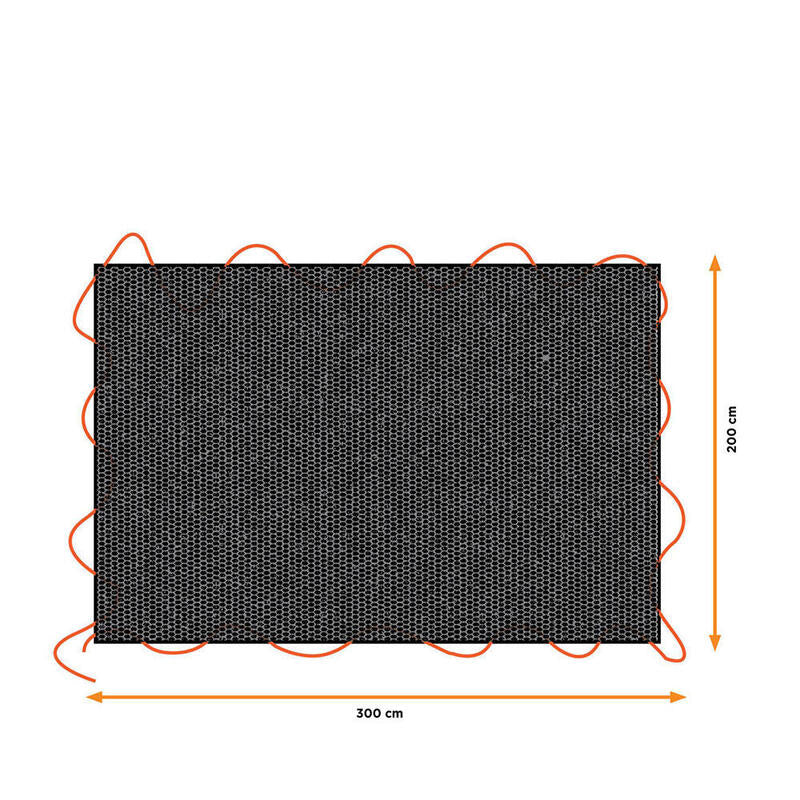Lona Negra Para Remolque, Medidas: 2x3m. Black+Decker