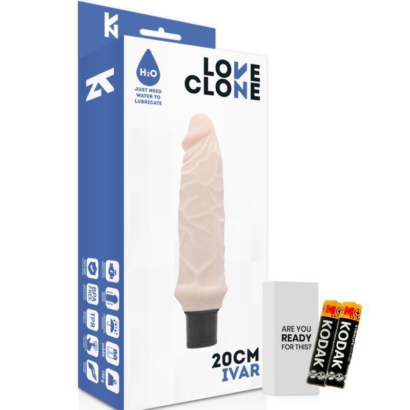 Loveclone - Ivar Self Lubrication Vibrador 20 Cm -O- 3.7 Cm
