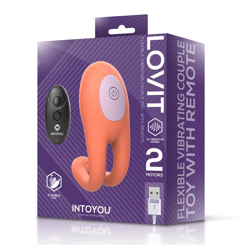 Lovit Vibrador De Pareja Flexible Con Control Remote