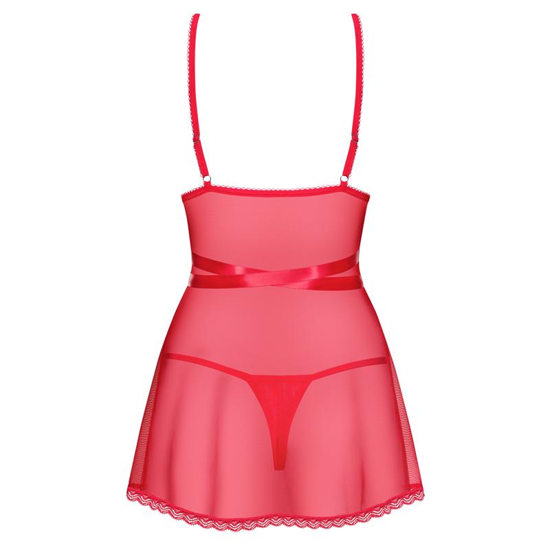 Badydoll Lovlea Rojo Talla (Interno):S/M