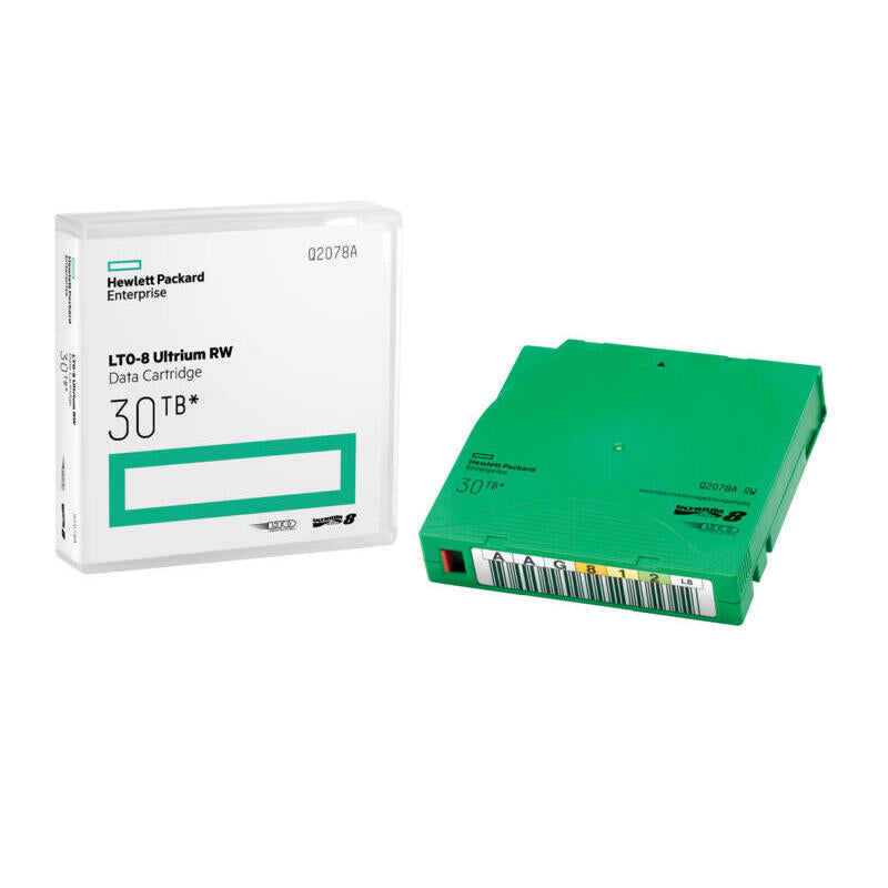 Lto-8 Ultrium Data Cartridge Non Custom Labeled, 20-Pack