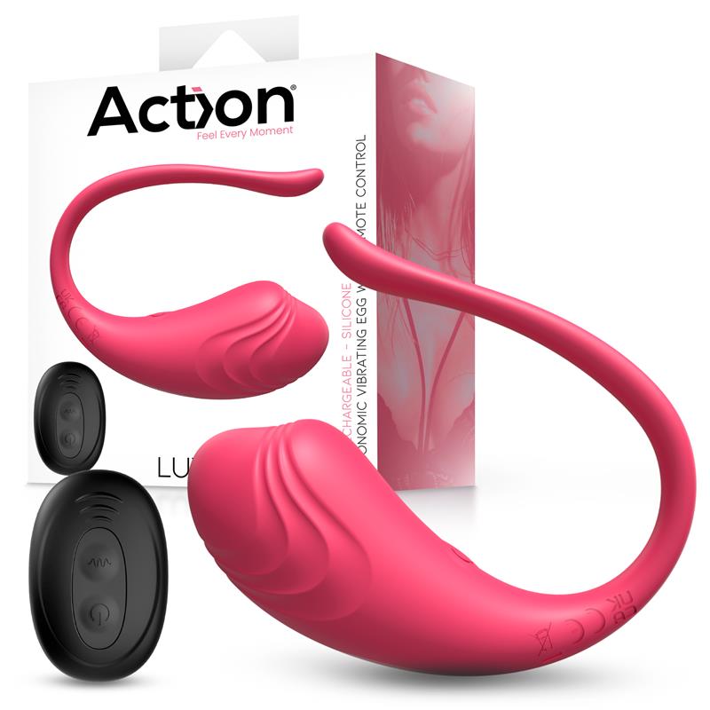 Luvia Huevo Vibrador Con Control Remoto Usb Rosa