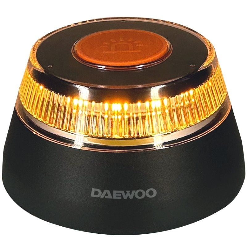 Luz De Emergencia Para Coche Daewoo Dw5001 V16 Homologada Base Imantada Geolocalizable Funciona A Pilas