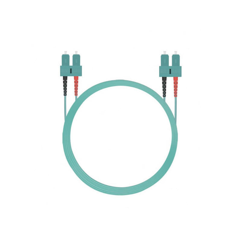 Lwl Cable De Red Sc/Sc Duplex 50/125?M Om3 Aqua 0,5m