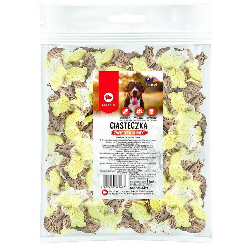 Maced - Animales Mix Galletas - Premio Para Perro - 1kg