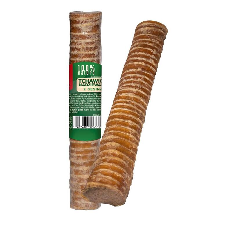 Maced Traquea Grande Relleno De Ganso 150g Para Perros