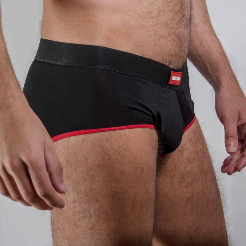 Macho - Ms24r Calzoncillo Brief Dark Rojo Xl