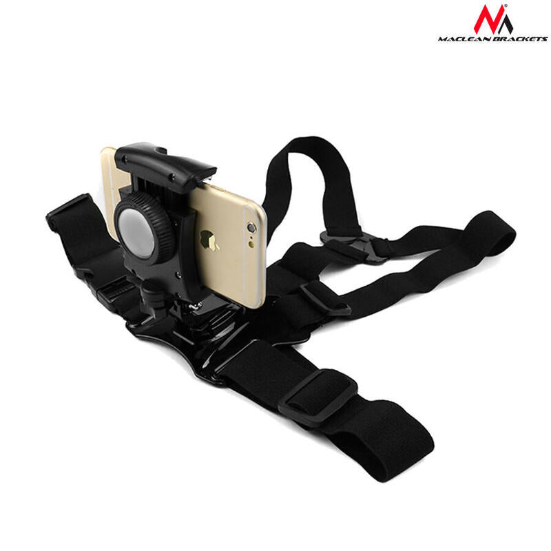 Maclean Mc-773 Correa Pecho Para Camaras De Accion Gopro ,Telefonos, Etc