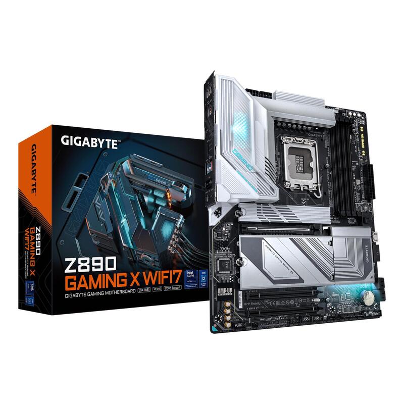 Mainboard Gigabyte Intel Z890 Lga 1851 (Socket V1) Atx Ram Ddr5-Sdram 4xslots Wi-Fi Yes Bluetooth Yes 1xpci Express X16 Slots 4xnumber Of M.2 (M) Slots Z890gamingxwifi71.1